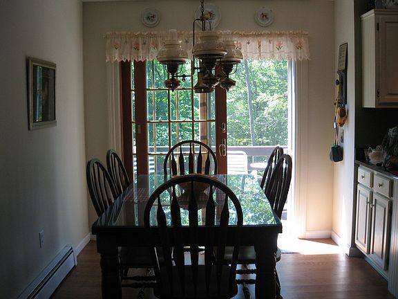kitchen area from den