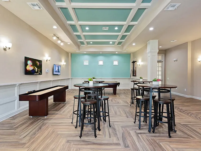 Check out this recreation/ game room!
