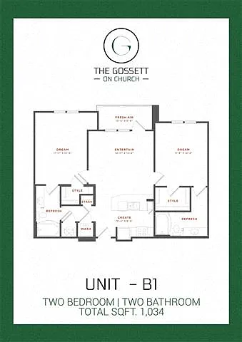 Floor plan The Pine (B1)