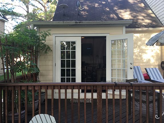 Fr doors to detached office