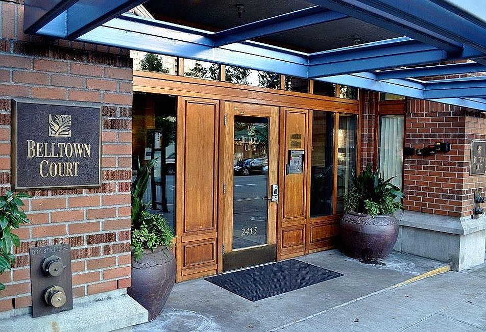 controlled access main entrance