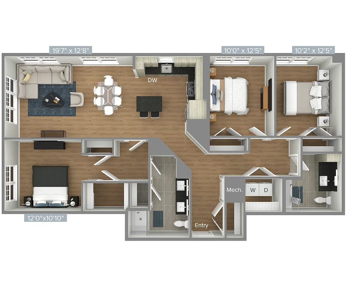 Floor plan C1-1435