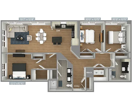 Floor plan C1-1435