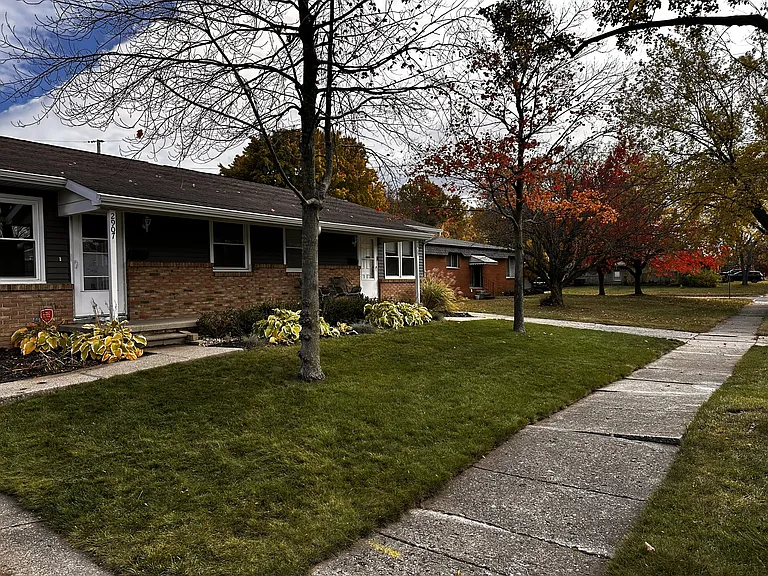 Front Street View of Duplex