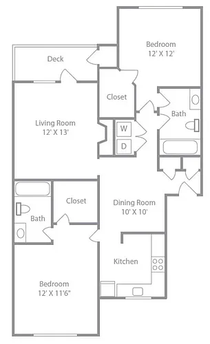 Floor plan Winding Creek-Renovated