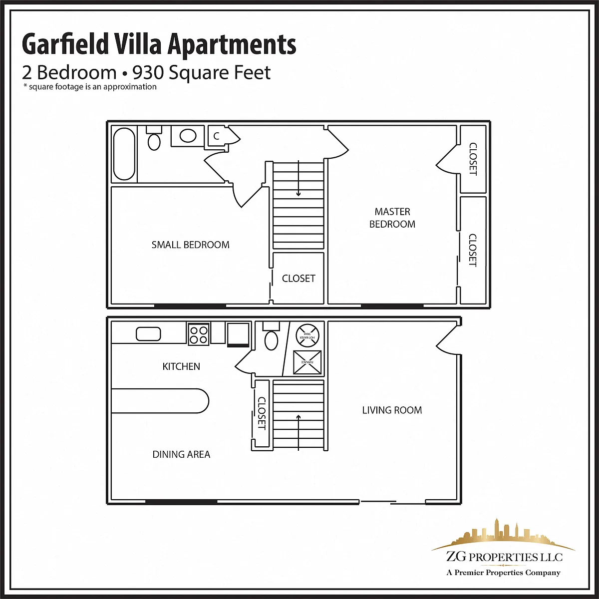 Floor plan 2 Bedroom