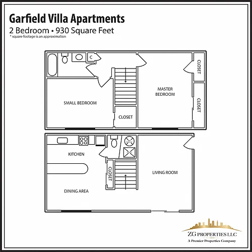Floor plan 2 Bedroom