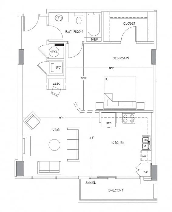 Floor plan A9A