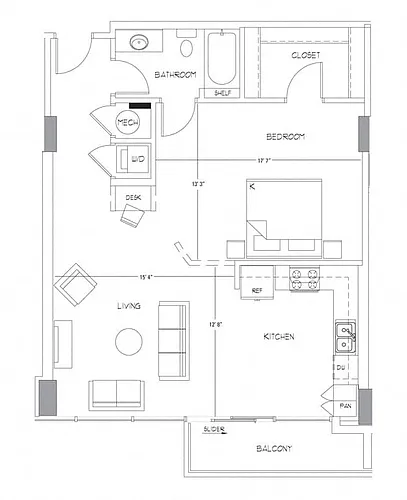 Floor plan A9A