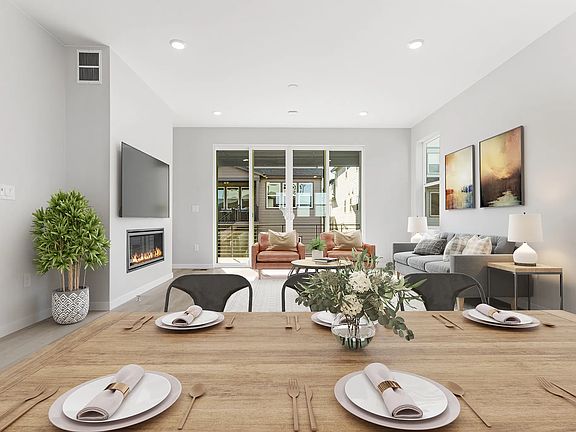 Homesite 45 Dining Great Room - Virtually Stage