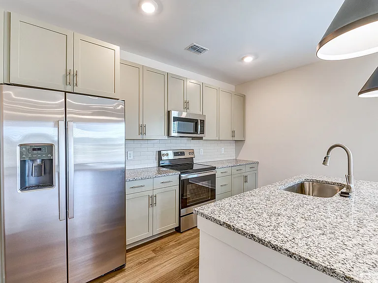 1x1 kitchen, cabinets, and appliances