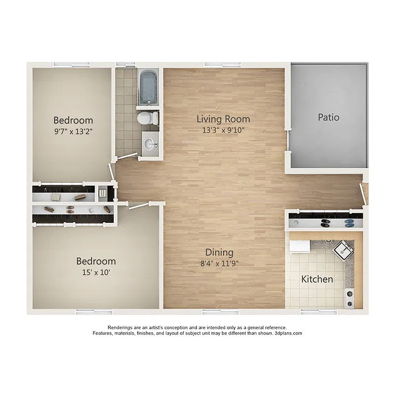 Floor plan Bradford Renovated