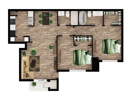 Floor plan B2