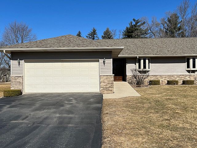 Outside, 2 car garage