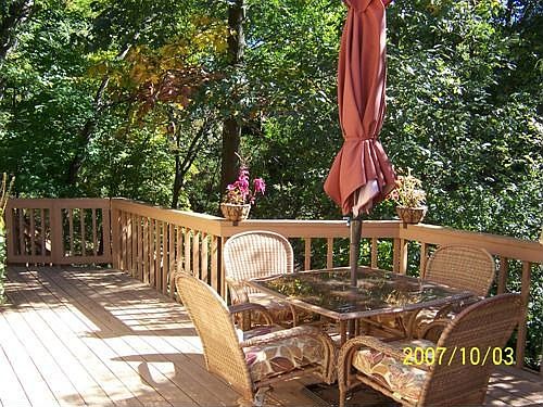 Large Deck Overlooking Creek