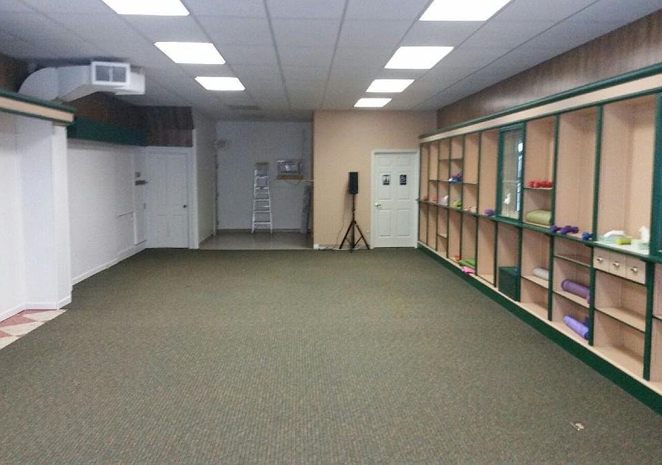 inside building