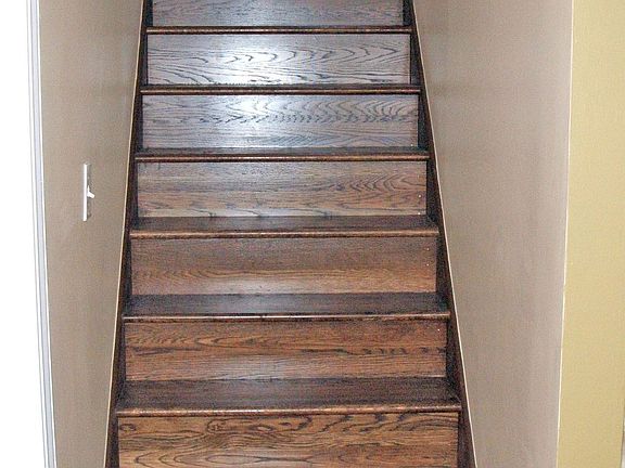 New white oak staircase