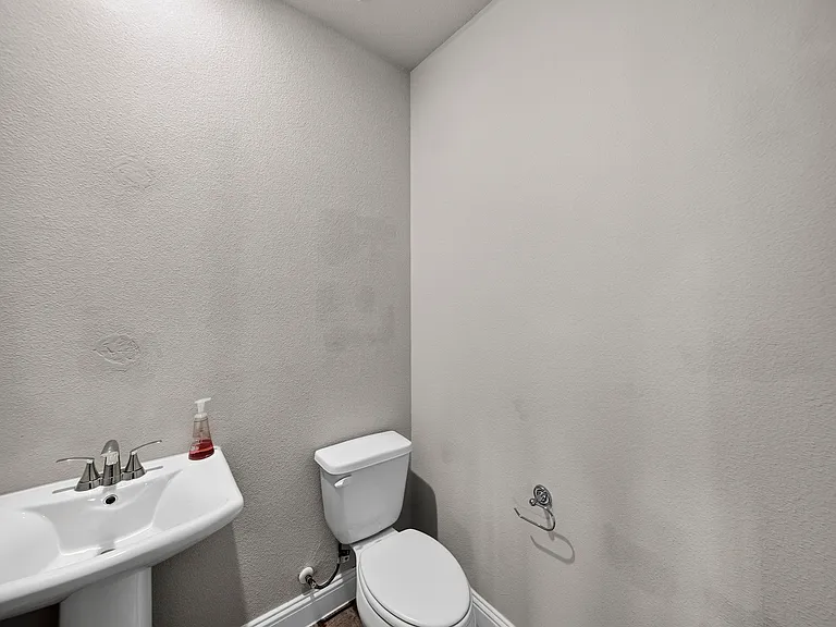 Downstairs half bath