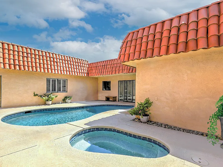 Heated pool and spa. Maintenance Included: Owner covers gardener and pool maintenance.
Renter covers utilities.