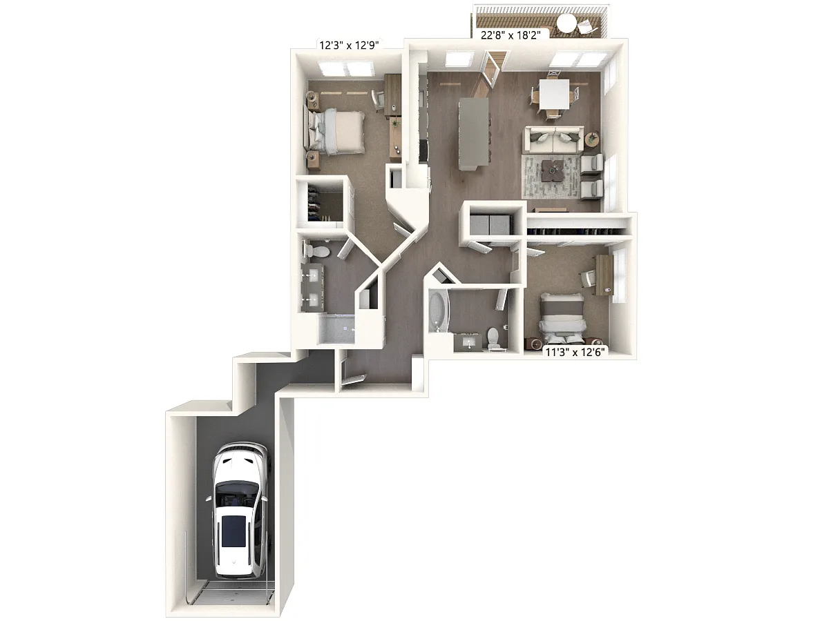 Floor plan b3g1scheme1