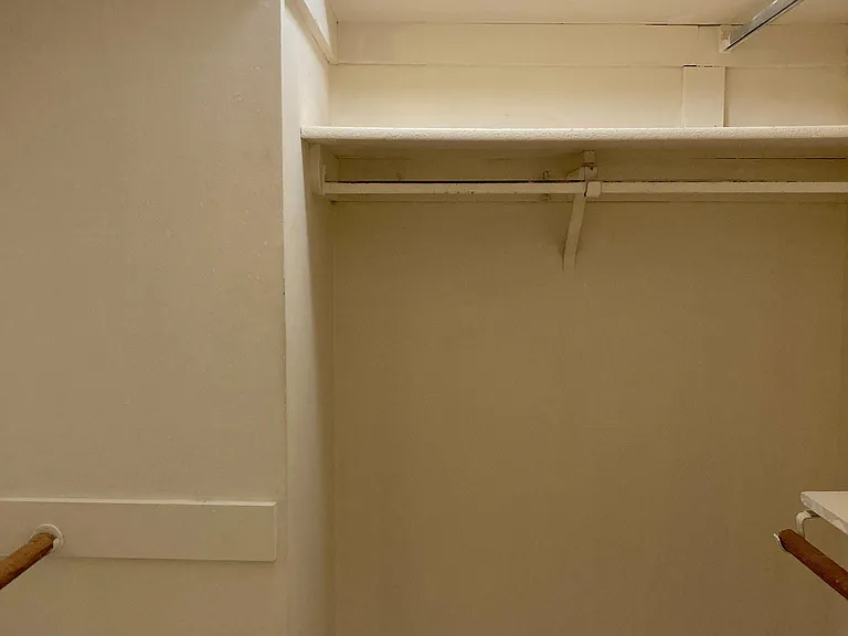Master walk-in closet