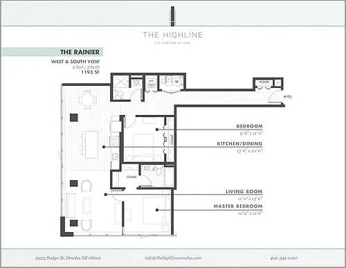 Floor plan Rainier