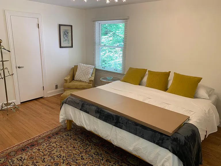 Master bedroom with King size bed