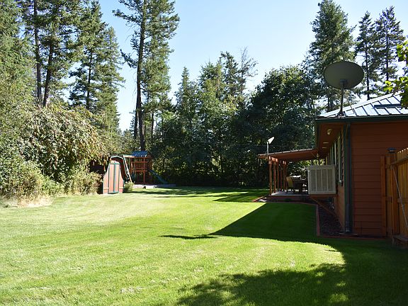 Spacious lawn