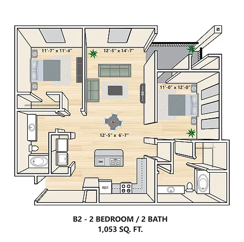 Floor plan B2