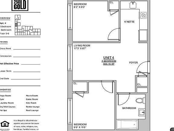 2nd image of 250 Gold St #504