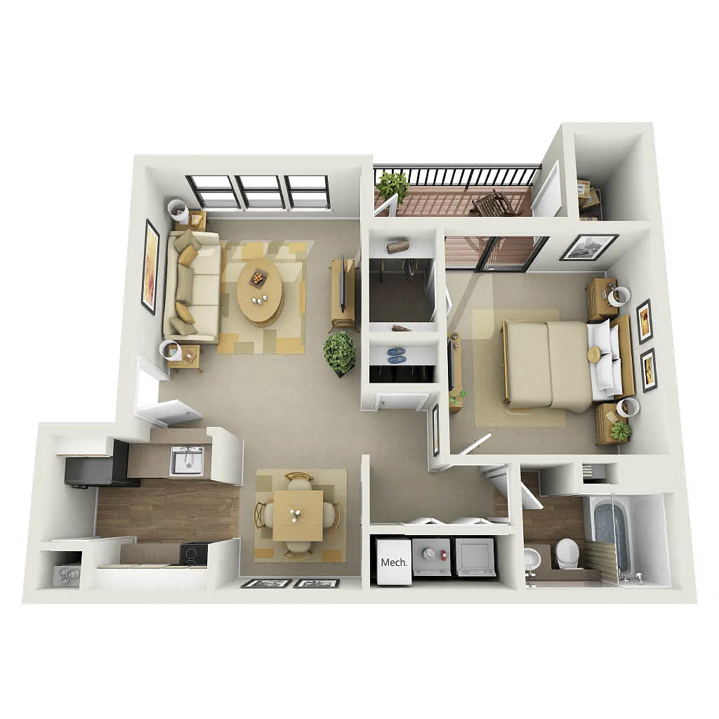 Floor plan A2 - Beechnut