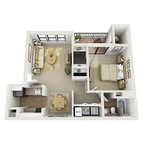 Floor plan A2 - Beechnut