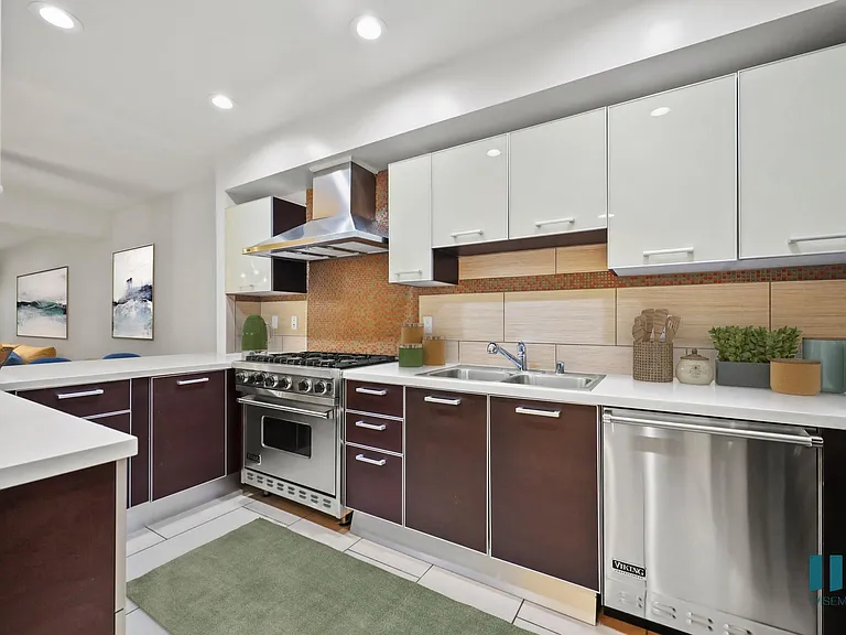 Full-Size Kitchen with Energy-Effcient Appliances and Ample Cabinet Storage