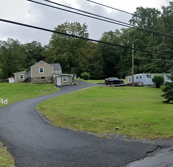 Outside of the house