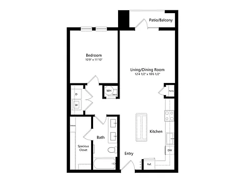 Floor plan A1B