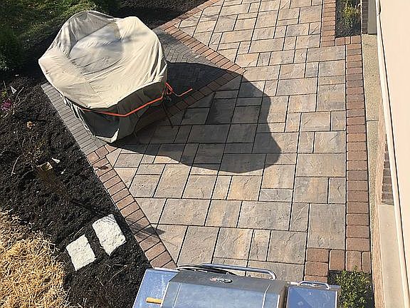 New custom designed patio
