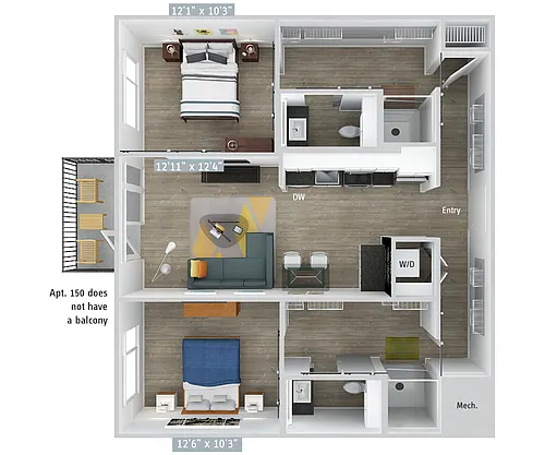 Floor plan B5-990-Urban