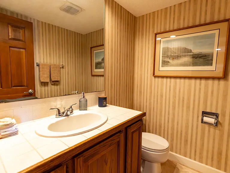 Half bath (downstairs)