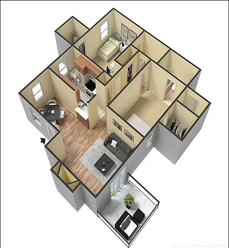 Floor plan Plan B