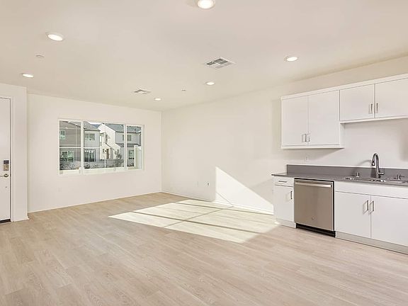 Plan 2 Model Kitchen, Dining, and Great Room