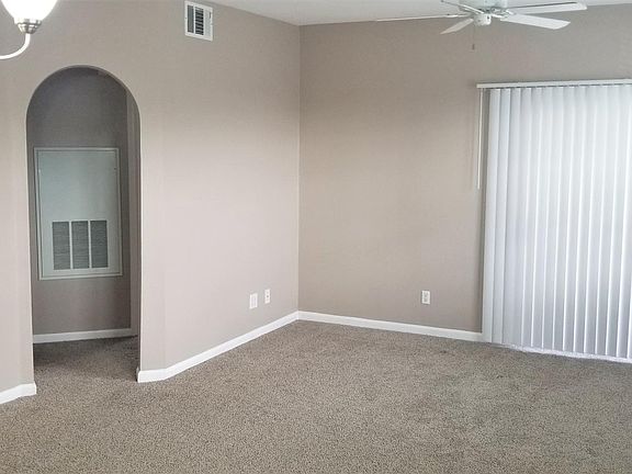 Patio door and entrance to bedroom bathroom