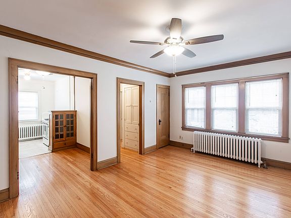 Living room and dining room