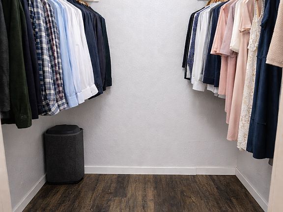 Large walk-in closet in the primary bedroom
