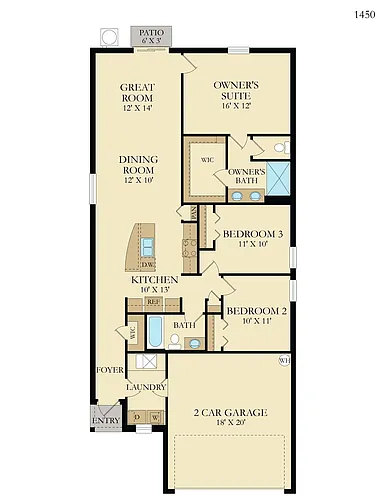 Floor plan Alderwood