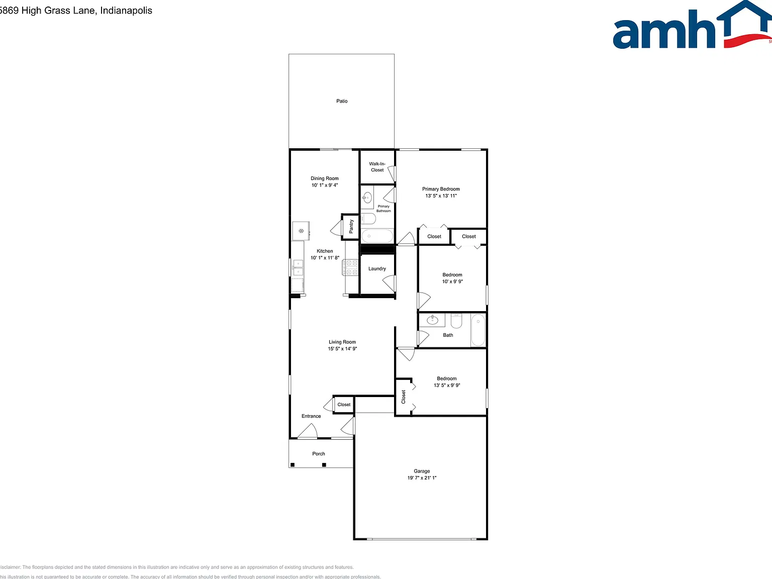 3 bed, 2.0 bath, 1240 sqft, $1,785 — Photo 2
