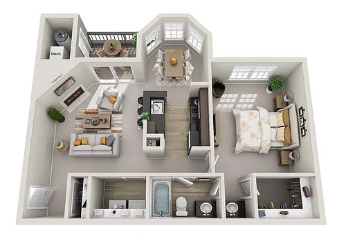 Floor plan The Ashley (A1)