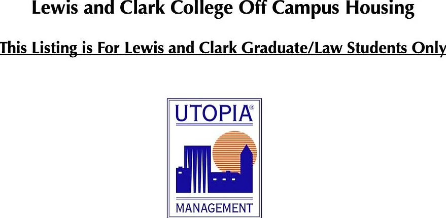 Lewis & Clark Graduate/Law Students ONLY