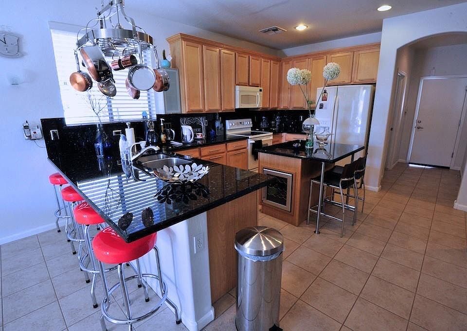 Kitchen with beautiful granite counter