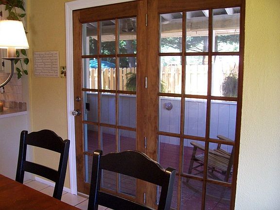 French Doors & Enclosed Porch