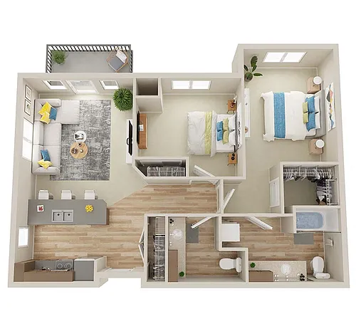 Floor plan 2x1.5 - C4